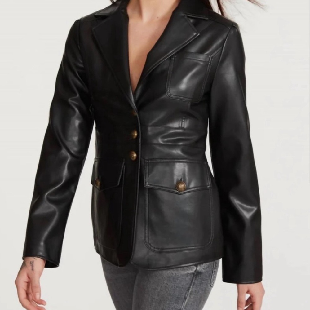 Steve Madden synthetic Leather Blazer
